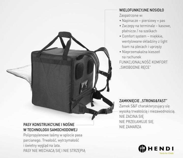 Actual product image Hendi Pizza Service Bag - Backpack