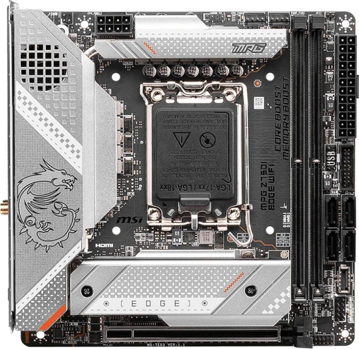 Productafbeelding MSI MPG Z790I Edge WIFI (LGA 1700, Intel Z790, Mini-ITX)