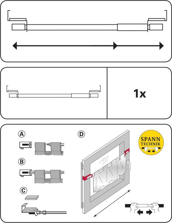 Immagine prodotto Gardinia Barella 60-90 cm, argento