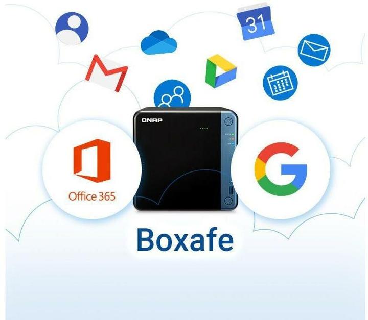 QNAP Boxafe per Microsoft 365 100 Utenti 1 Anno Pacchetto Fisico