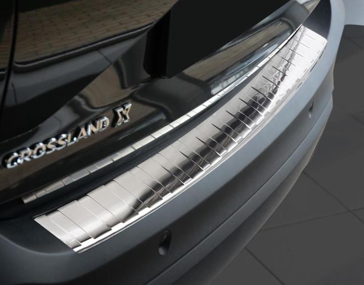 Actual product image Aristar Stainless steel bumper protection for Opel Crossland X from 2017 until today (Rear)