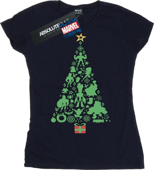 Avengers Christmas Tree TShirt (XXL)