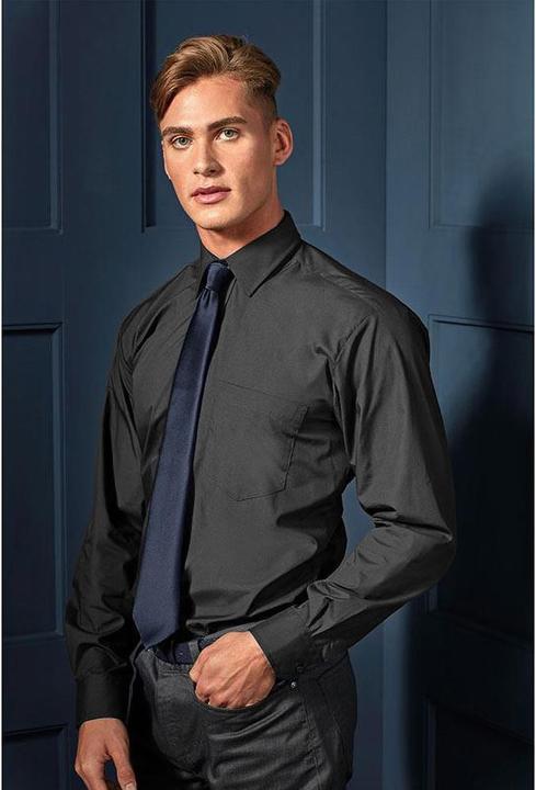 Image du produit Premier Chemise en popeline Chemise de travail à manches longues (38)