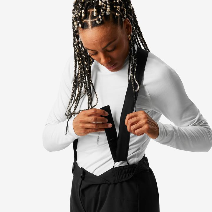 Actual product image Wedze Women's ski trousers warm and comfortable - SNB 100 black (34)
