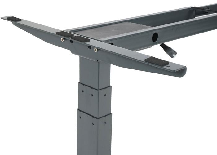 Image du produit Swisshandel24 Bâti, bâti de table variable pour bureau d'angle, réglable en hauteur électriquement Mémoire 45kg