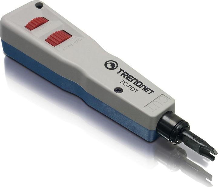 Trendnet TC-PDT Auflegewerkzeug Punch Down Tool mit 110 and Krone Blade (Werkzeug)