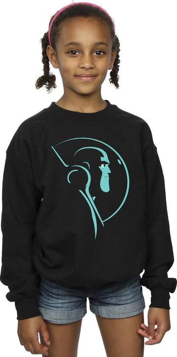 Actual product image Disney Girls Lightyear Space Helmet Stare Sweatshirt (140, 146)