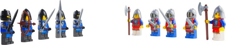 Actual product image LEGO Ritter Minifiguren Set 5 Falkenritter vs. 5 Loewenritter - NEU! Figuren 10x