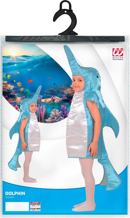 Image du produit Widmann DELFIN (Kostüm), 110 cm / 3-4 Years