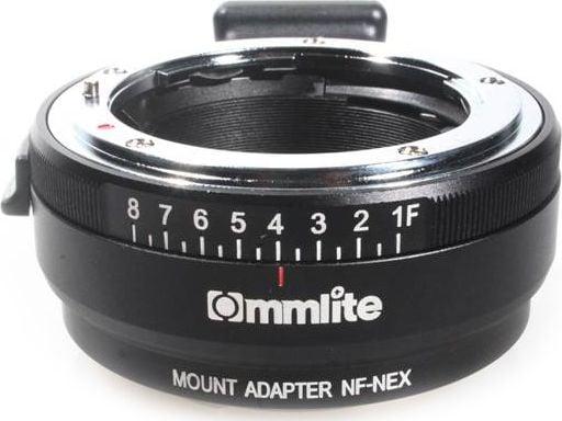 Actual product image Commlite Adapter Nikon F lenses to Sony E (Standard, Nikon F)