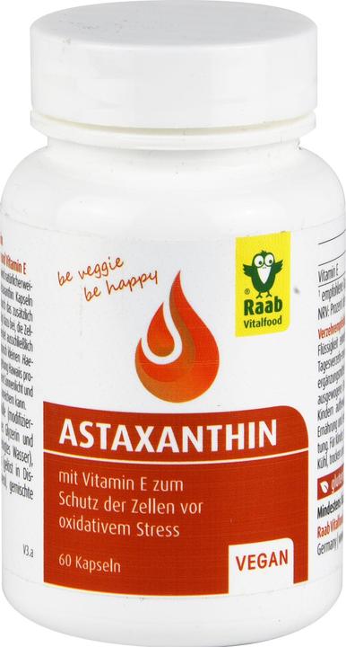 Raab Astaxanthin mit Vitamin E (60 Stück, Kapseln, 26.30 g)