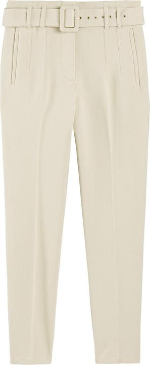 Image du produit La Redoute Collections Pantalon tube avec ceinture (42)