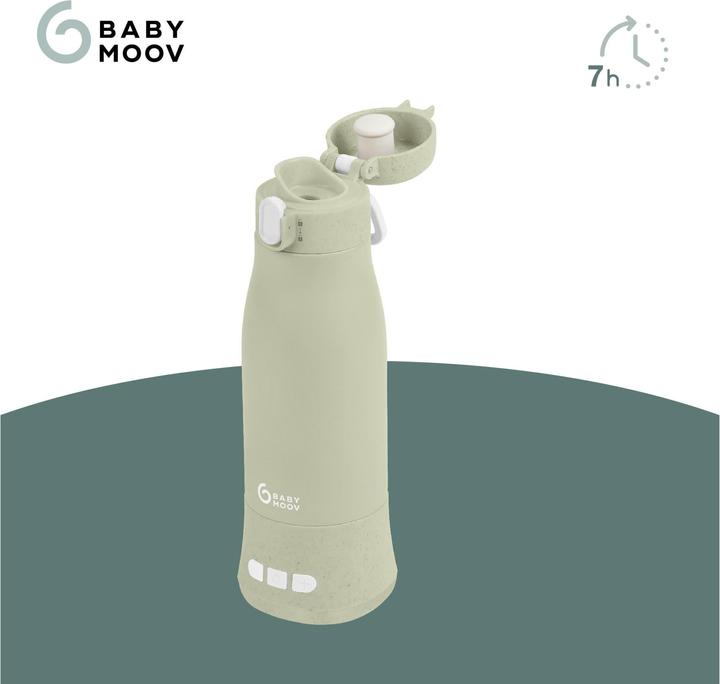 Actual product image Babymoov MOOV & FEED autonomous Bottle Warmer Sage green