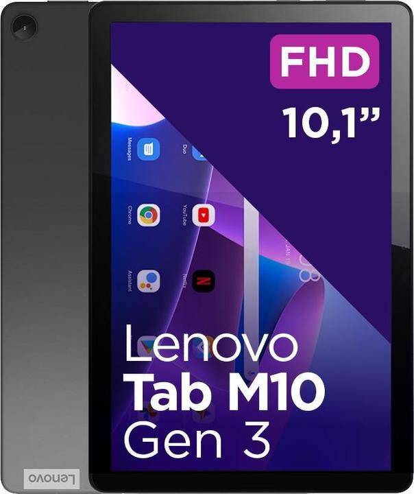 Produktbild Lenovo Tab M10 Gen 3 (nur WLAN, 10.10", 64 GB, Storm Grey)