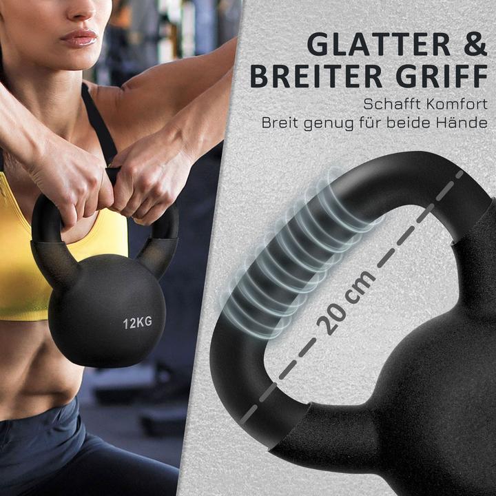 Actual product image Homcom Ball dumbbell with neoprene coating (1 x 12 kg)