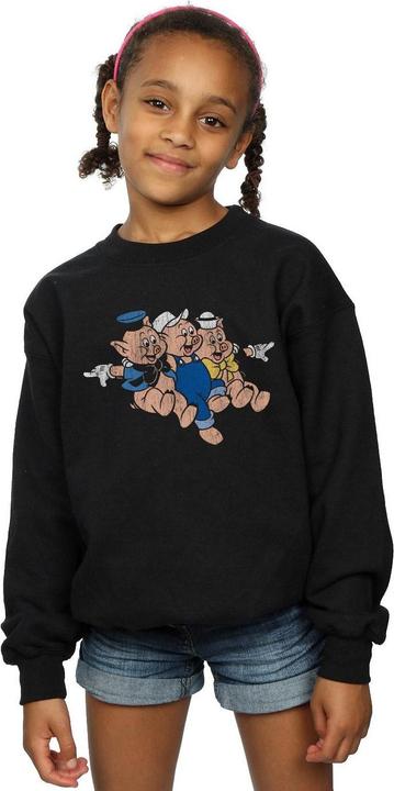 Produktbild Disney Three Little Pigs Jump Sweatshirt Mädchen (152, 158)