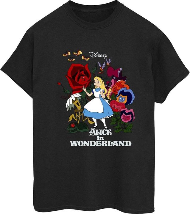 Immagine prodotto Disney Alice In Wonderland Flowers Maglietta Ampia Donna (XL)