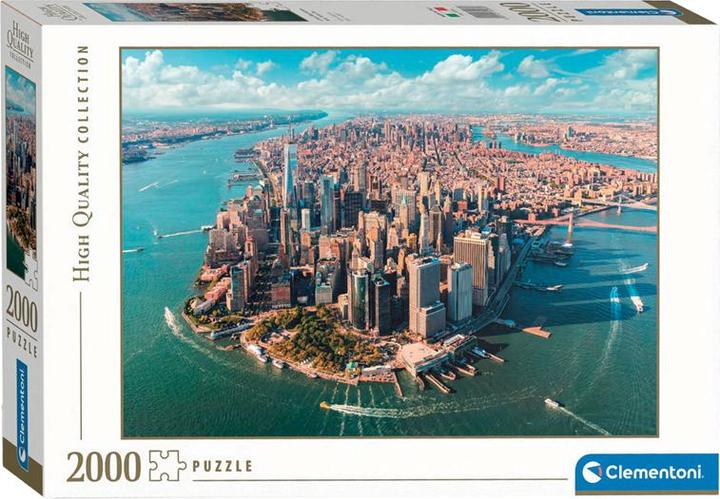 Actual product image Clementoni Puzzle Lower Manhattan, New York City 2000 pièces (2000 pieces)