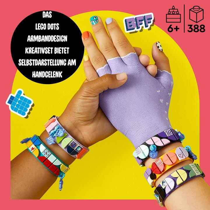 Actual product image LEGO Bracelet Design Creative Set (41807, LEGO Dots)