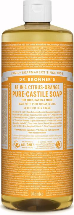 Dr. Bronner's 18-in-1 Zitrus-Orange (Flüssigseife, 945 ml)