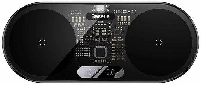 Produktbild Baseus Digital LED Display 2in1 Wireless Charger (20 W)