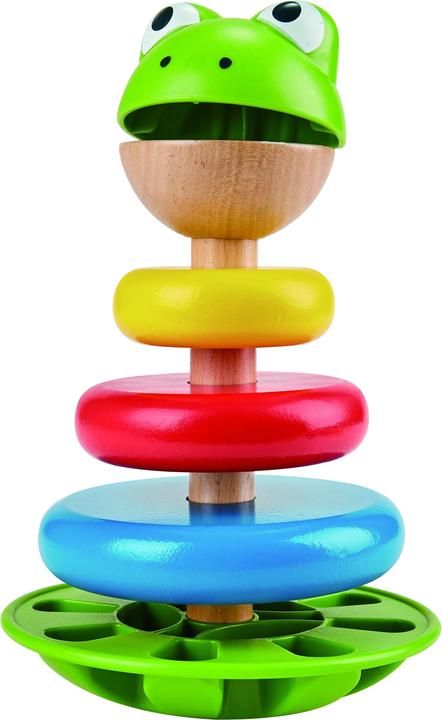 Actual product image Hape Stacking Frog