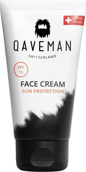 Qaveman Face Cream Sun Protection (Sonnencreme Gesicht, SPF 15, 75 ml)
