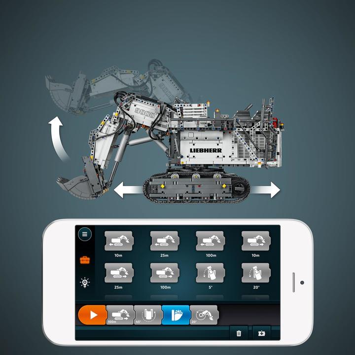 Produktbild LEGO Liebherr Bagger R 9800 (42100, LEGO Technic)