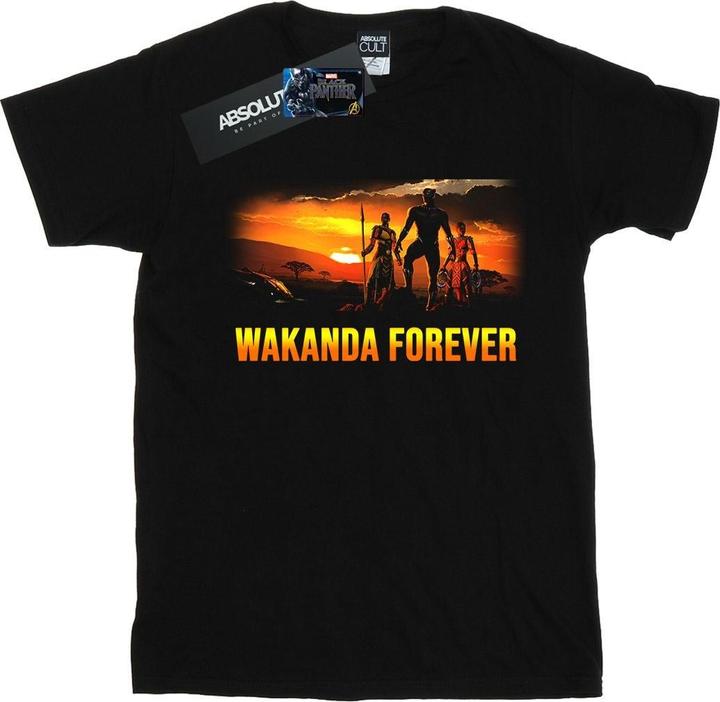 Immagine prodotto Maglietta da uomo Black Panther Wakanda Forever (XXL)
