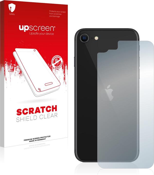 Actual product image upscreen Scratch Shield Protector (1 Piece, Apple iPhone SE (2nd Gen))