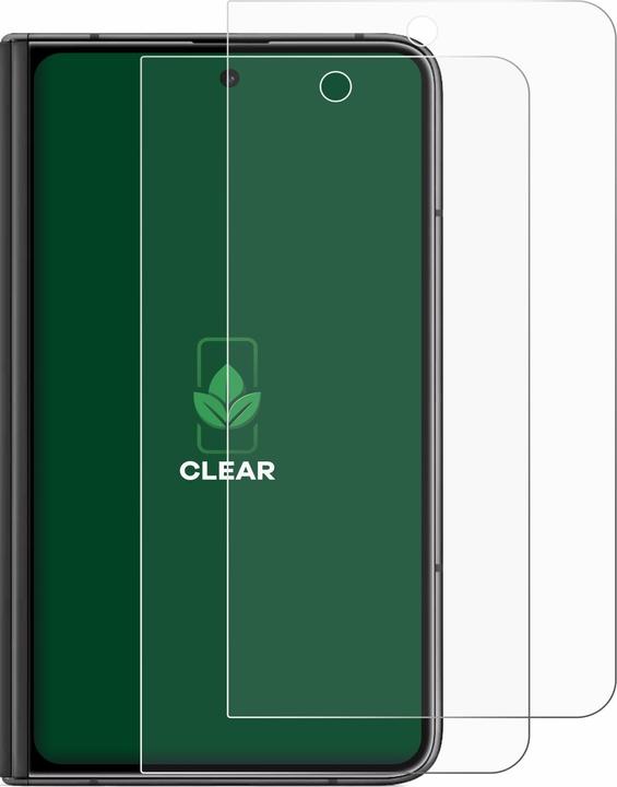 Actual product image ScreenLeaf Protective film sustainable screen protector screen protector film clear transparent (2 Piece, Google Pixel Fold)