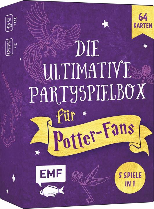 Card game: The ultimate party game box for Potterheads (German)