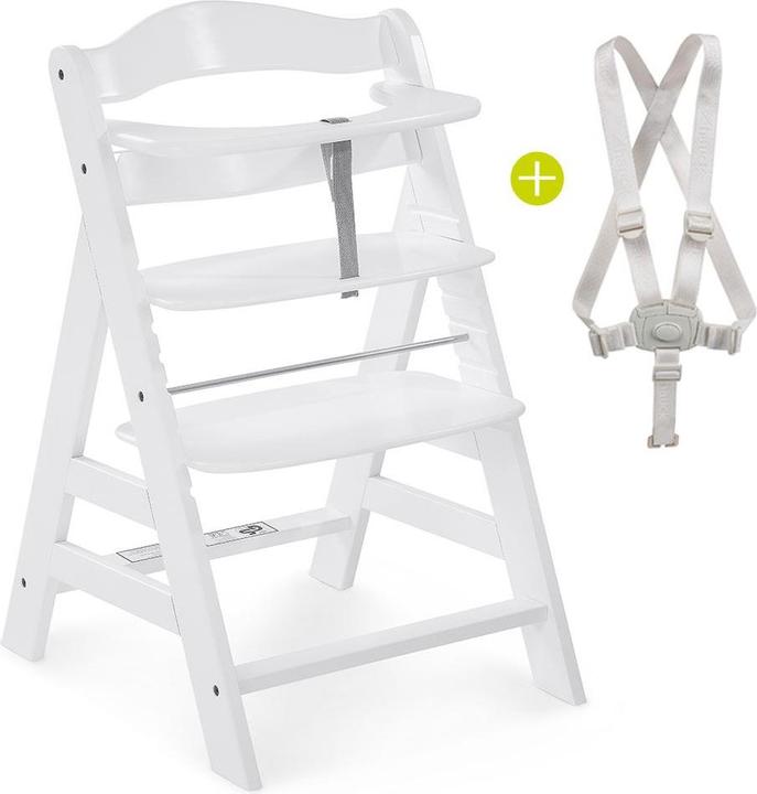Produktbild Hauck Hochstühle Alpha Plus White Newborn Set - 4-tlg. Hochstuhl + (Hochstuhl)