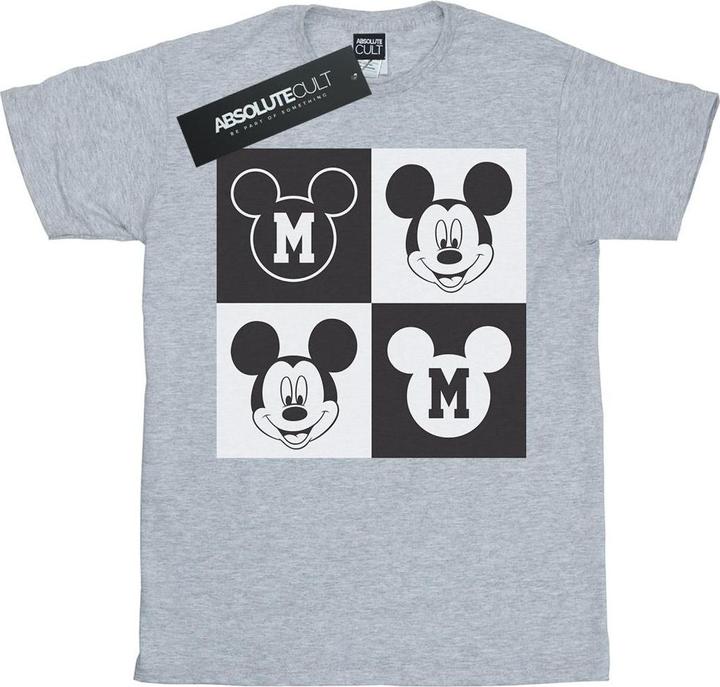 Produktbild Disney Mickey Mouse Smiling Squares TShirt (XXL)