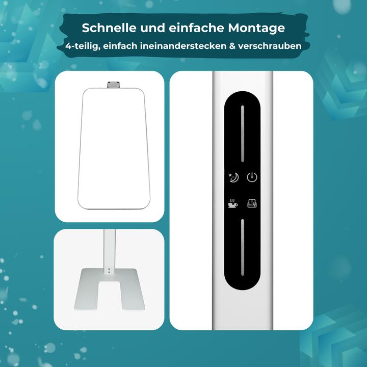 Produktbild Luxula LED Büro-Stehleuchte, Up/Down, weiss (7000 lm)