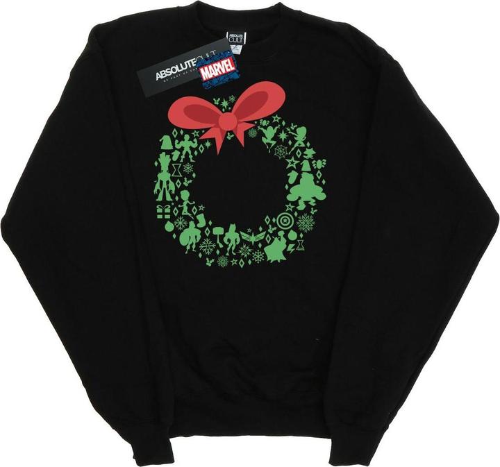 Image du produit - Sweat AVENGERS CHRISTMAS WREATH - Femme (M)