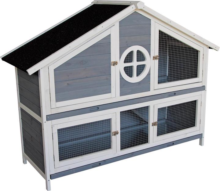 Immagine prodotto Wiltec Conigliera 1160x450x1080mm Villa per conigli, gabbia per conigli Gabbia per conigli