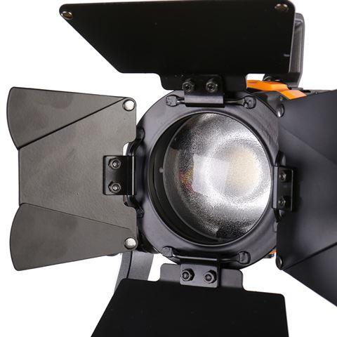 Actual product image Falcon Eyes Bi-Colour Mini LED Fresnel Set P-5AD-K3