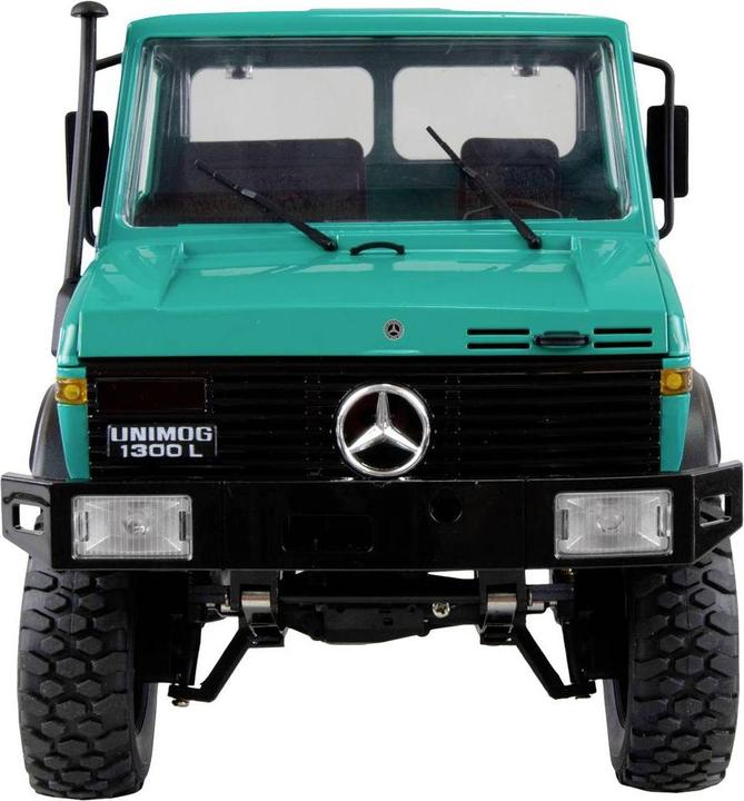 Immagine prodotto Amewi 22660 Unimog Advanced, benzina 1:12 modello di camion elettrico RC RtR (RTR pronto all'uso)