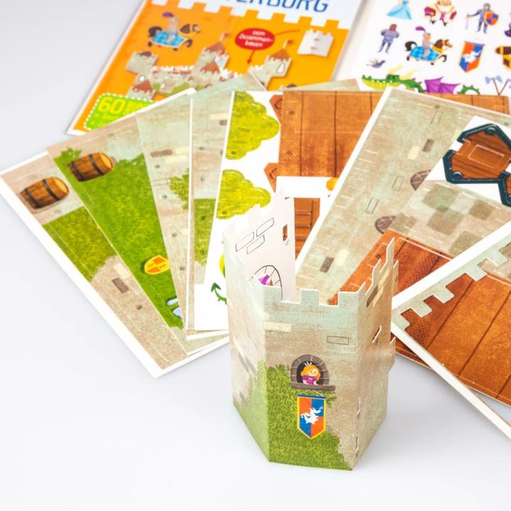 Actual product image Creative craft set: Knight castle