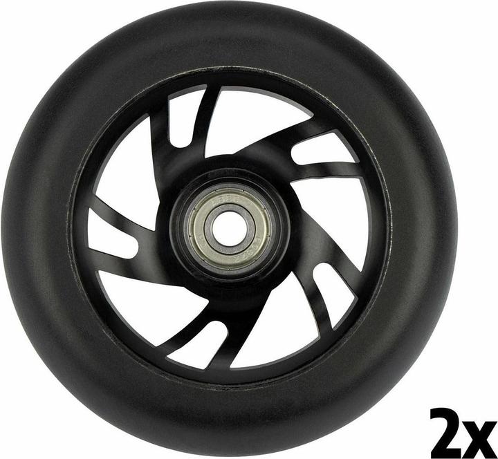 Produktbild Black Dragon Satz Rollen für Stunt Fartroller • Spoked Alu Matt •