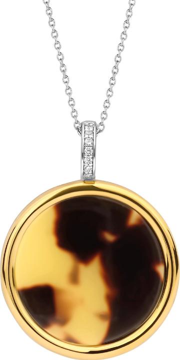 Produktbild Ti Sento Milano Kette und Anhänger Schildpatt bicolor 6795TU (925er Silber, 43 cm)