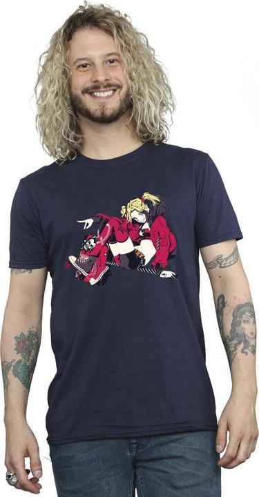 Actual product image Mens Harley Quinn Rollerskates T-Shirt (4XL)