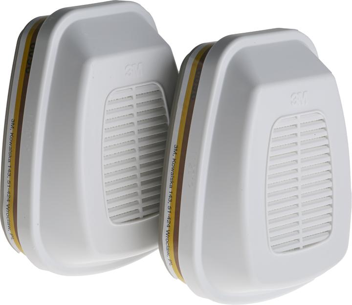 Actual product image 3M Reusable Filter 6096 A1EHgP3 R (A1E1Hg P3 R, 4 x)