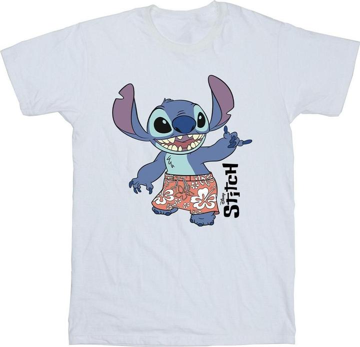 Actual product image Disney Mens Lilo & Stitch Bermuda Shorts T-Shirt (5XL)