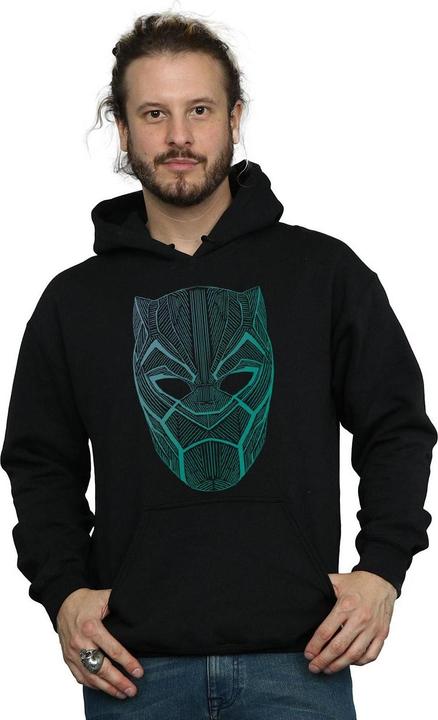 Produktbild Schwarzer Panther Stammesmaske Hoodie (S)