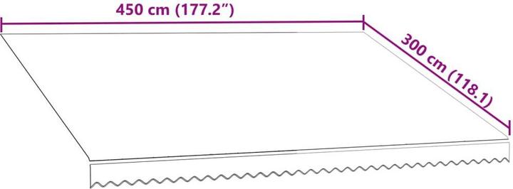 Actual product image VidaXL Lybed (450 x 300 cm)