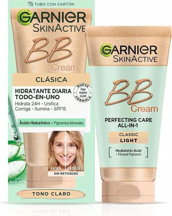 Image du produit Garnier SKIN NATURALS BB CREAM classic #light 50 ml (Clair)