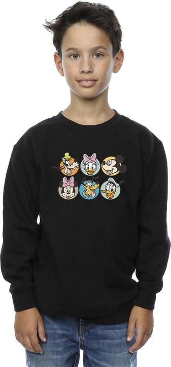 Actual product image Disney Boys Mickey Mouse And Friends Faces Sweatshirt (140, 146)
