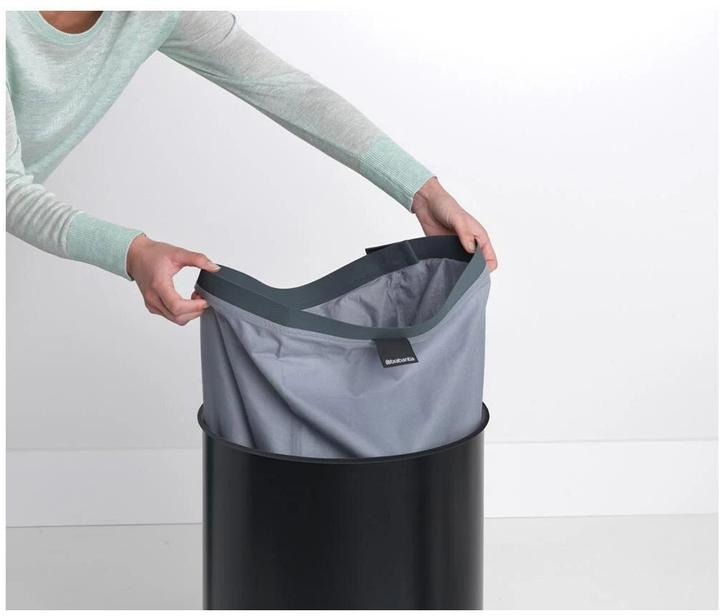 Image du produit Brabantia poubelle à linge avec couvercle en liège (60 l)